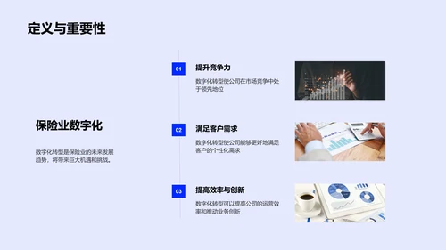 保险数字化实践PPT模板