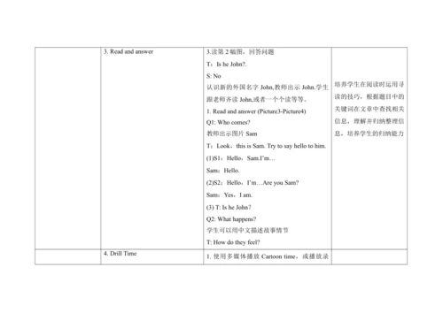 Unit 2 I’m Liu Tao B  Fun time & Cartoon time 单元整体