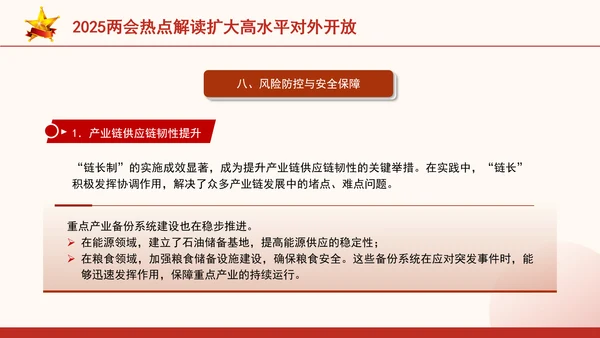 2025两会热点解读扩大高水平对外开放ppt