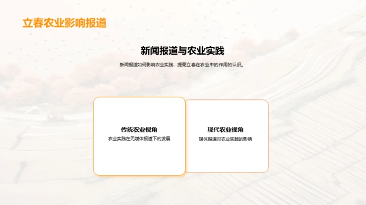 立春节气与农业发展