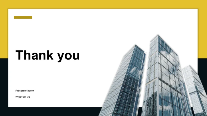 商务地产金融主题PPT