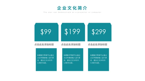 简约时尚企业品牌宣传公司介绍通用PPT模板