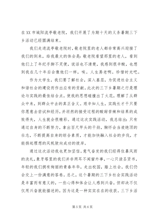 暑期社会实践报告20XX年字大棚生活.docx