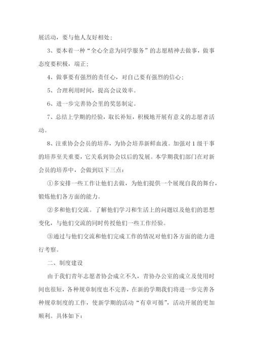 2023志愿者个人工作计划.docx