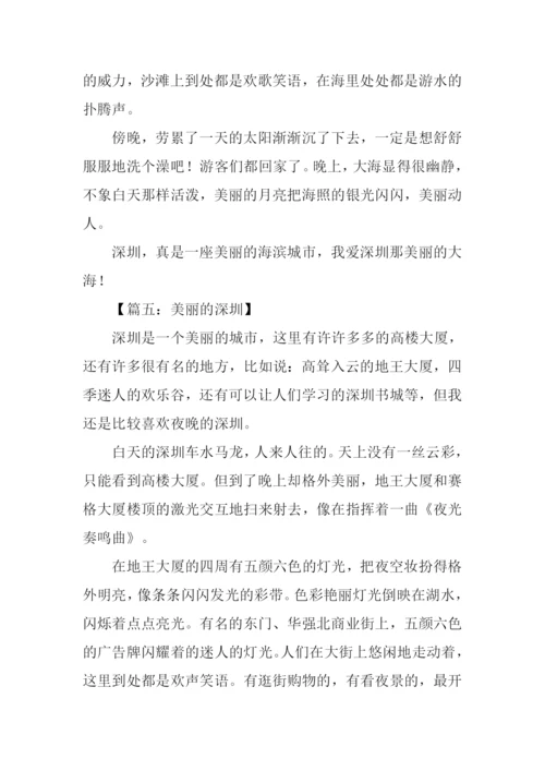 美丽的深圳作文.docx