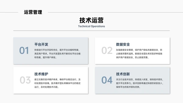 浅蓝色清新风简约新媒体商业计划书PPT模板