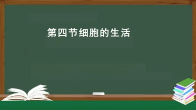 2.1.4  细胞的生活 课件（共26张PPT）