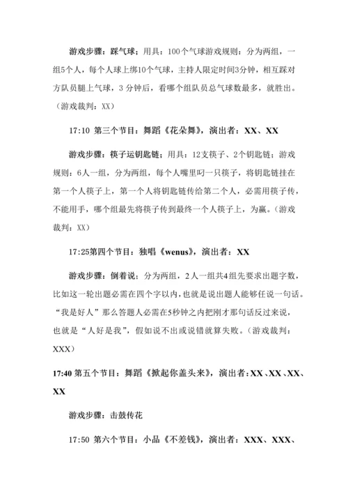 电子有限公司年会专项策划专业方案.docx