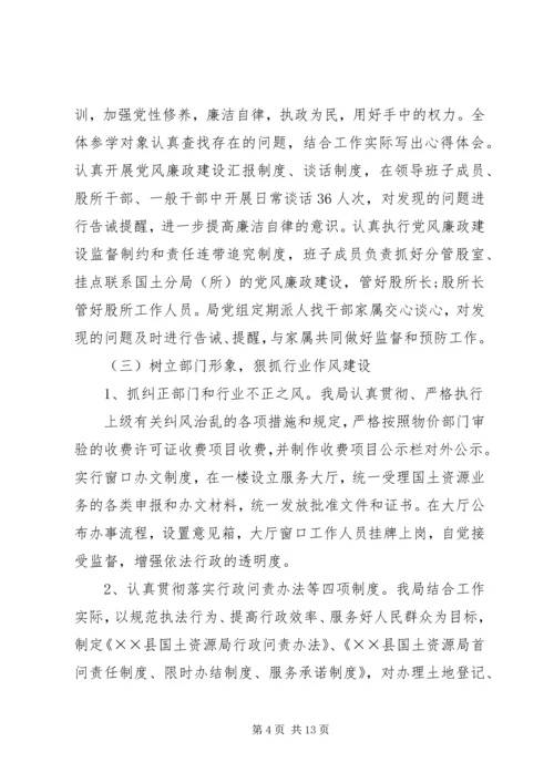 国土局党风廉政建设工作会讲话.docx