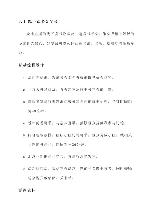 创新的读书分享策划案