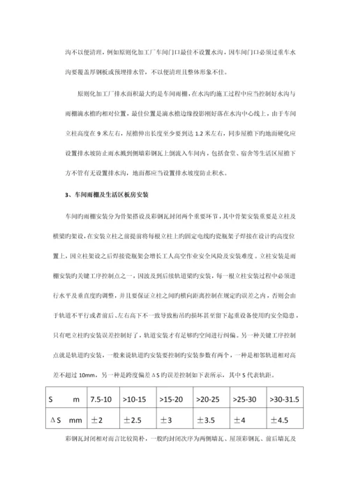 铁路建设标准化钢结构加工厂建设流程及注意事项.docx