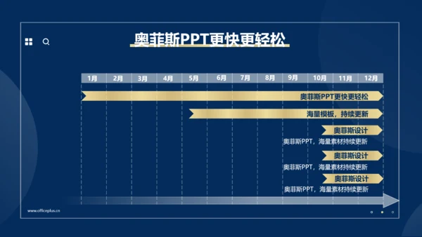 商务风蓝金总结汇报