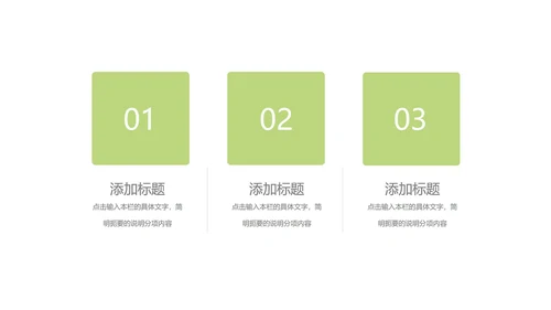 渐变风绿色总结汇报PPT模板