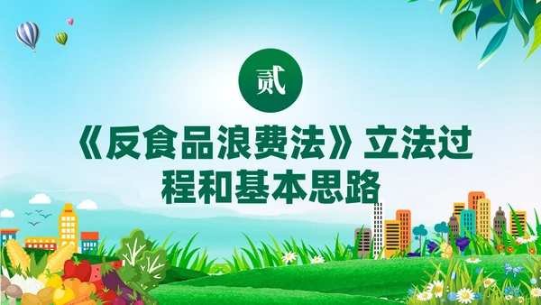 绿色党建中华人民共和国反食品浪费法培训学习课件PPT