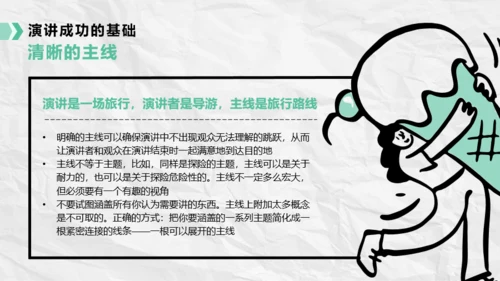 绿色插画风如何提升公众演讲能力