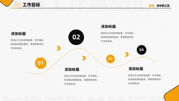 黄色简约创意2024年终总结工作总结工作述职PPT