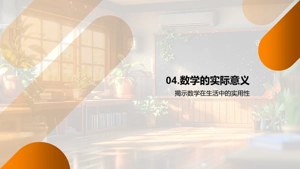 日常生活的数学应用PPT模板