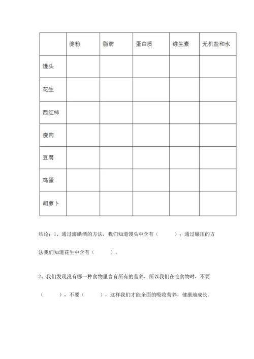 教科版科学四年级上册期末测试卷【各地真题】.docx