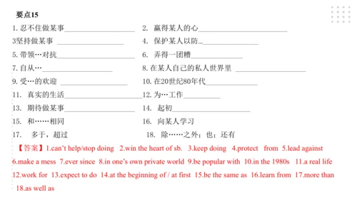 Module 5  Cartoons 模块小结课件47张PPT