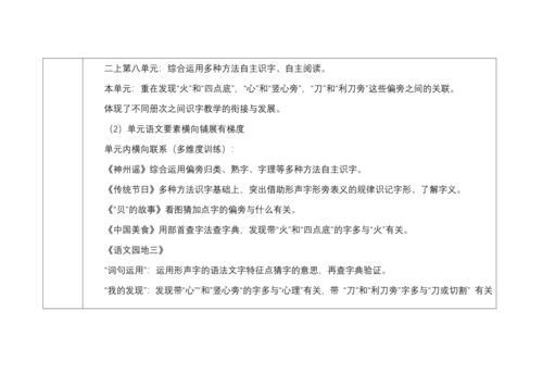 【大单元】统编版语文二下7.单元整理课单元复习 教学设计