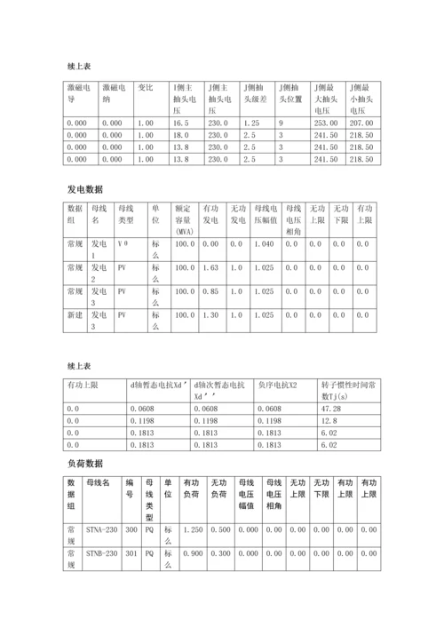 2023年武汉大学电力系统分析上机实验报告.docx