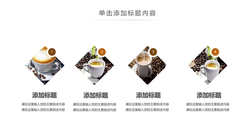 休闲下午茶美味咖啡厅介绍咖啡介绍咖啡豆PPT