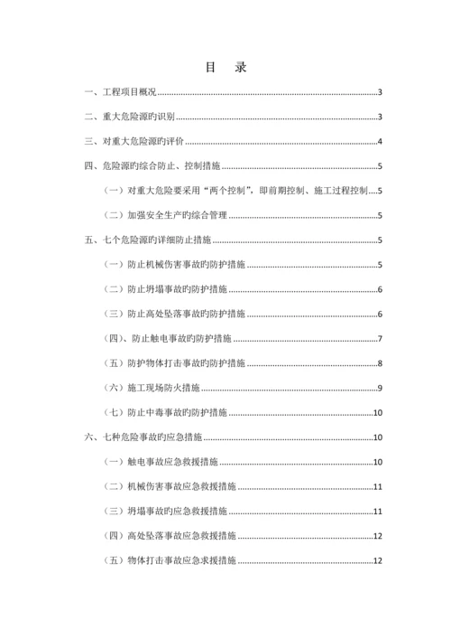 建筑工程危险源识别评价及预防措施.docx