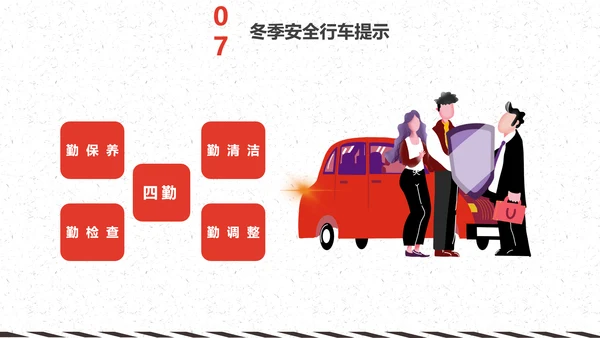 冬天冬季行车安全教育PPT课件