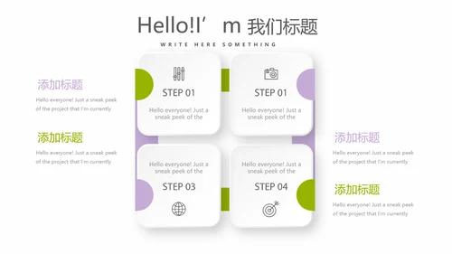 绿色小清新美容养生SPA宣传动态PPT
