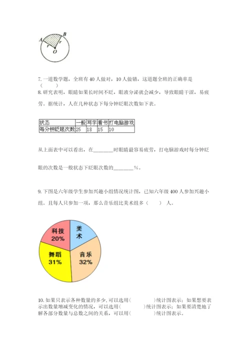 2022六年级上册数学《期末测试卷》带答案（a卷）.docx