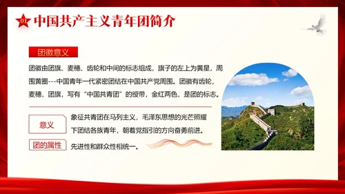 中国共青团发展史历程团课共青团团课PPT课件