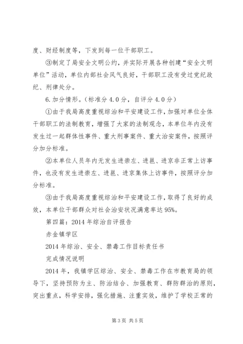小学XX年度安全、综治、普法自评报告(精选多篇) (2).docx