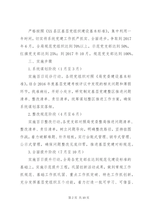 区建设管理局党建“整局推进”实施方案.docx