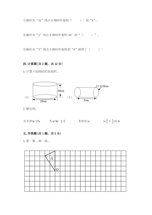 北师大版数学六年级下册期末测试卷精编.docx