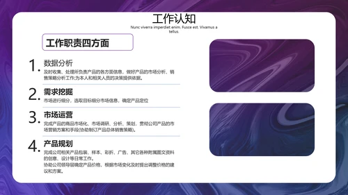 IT产品经理述职报告PPT模板