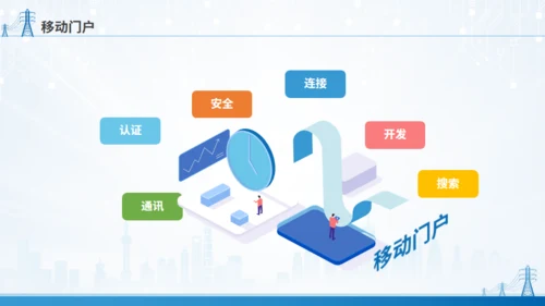 移动应用顶层设计规划通用PPT模板