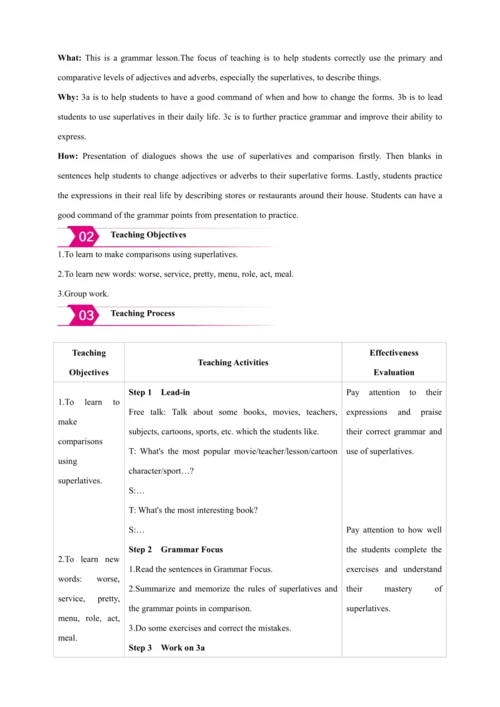 Unit 4 What's the best movie theater? Section A【人教