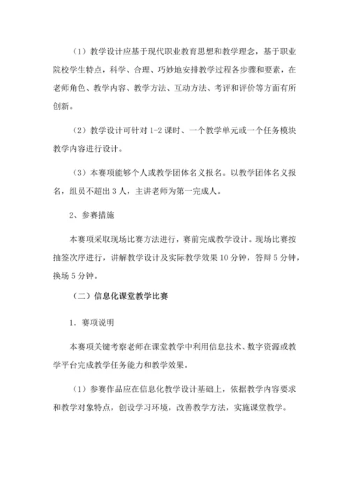 仙桃职业学院信息化教学大赛专项方案.docx