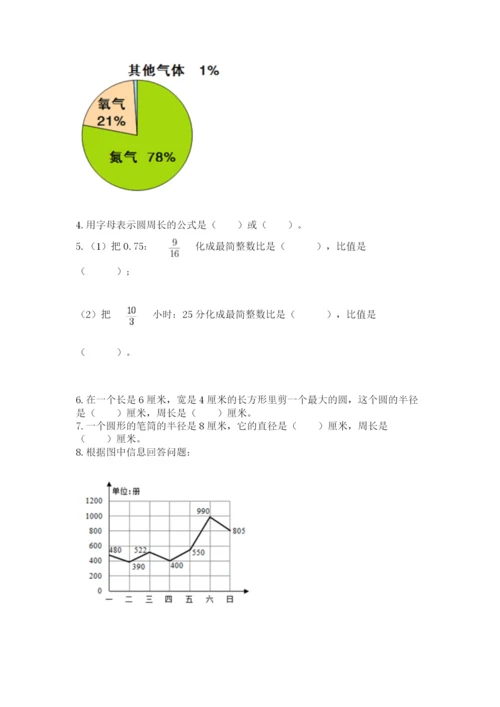 小学六年级数学上册期末卷及答案（真题汇编）.docx