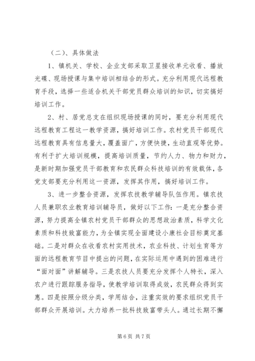 镇“夺红旗、创先进、争标兵”活动党员干部教育培训方案 (2).docx