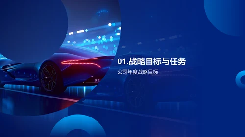 年度战略与部门协作总结PPT模板