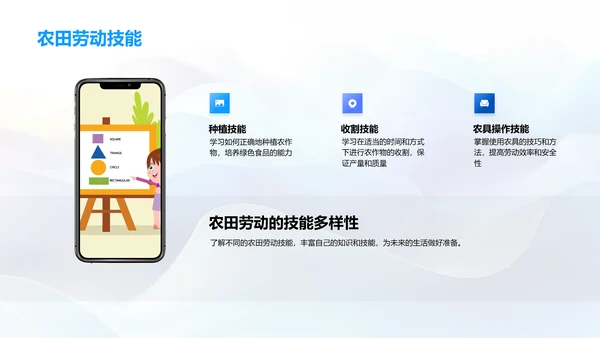 劳动技能教育报告PPT模板