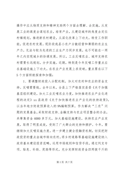 副县长在全县三级干部大会上的发言.docx