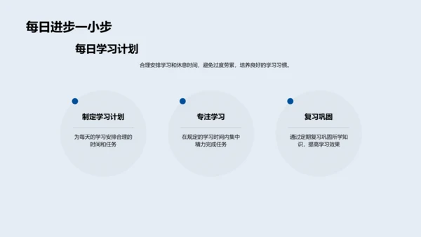 五年级学习规划PPT模板