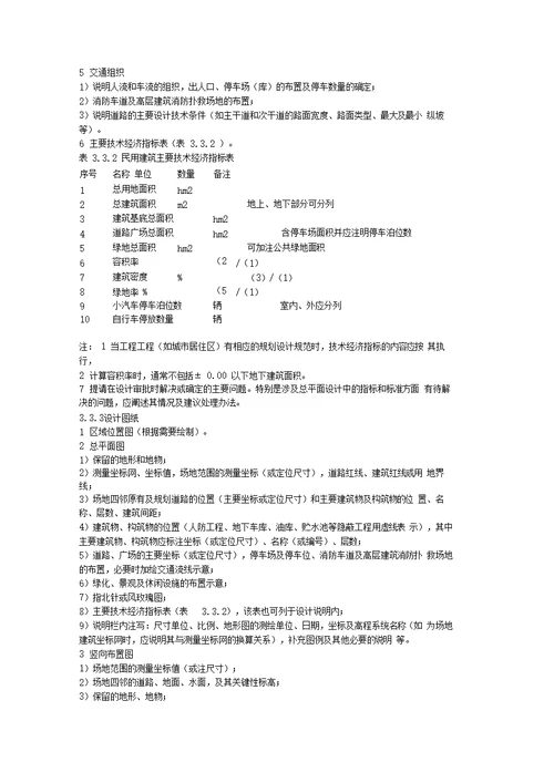 建筑工程方案文件编制深度规定版