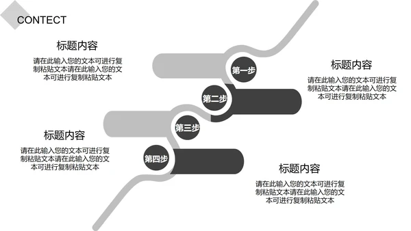 白色都市简约竞聘述职PPT模板
