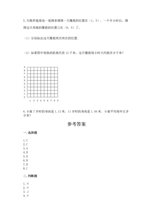 人教版数学五年级上册期中测试卷【b卷】.docx