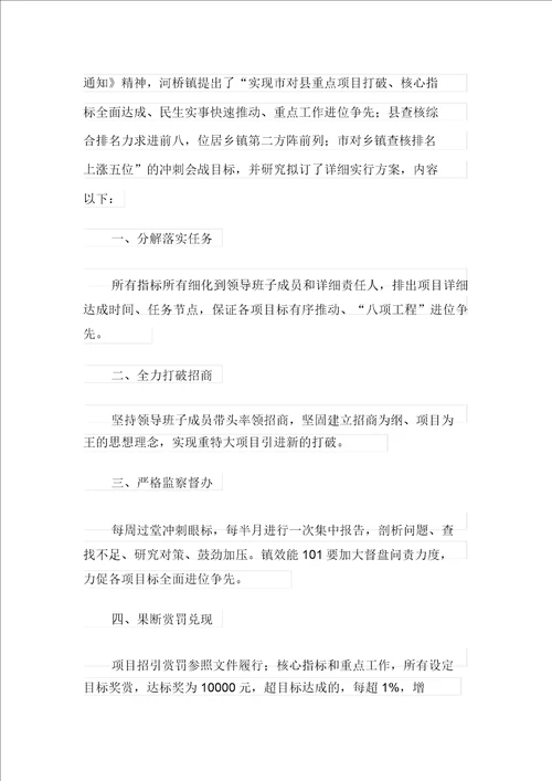关于工作方案模板集合8篇