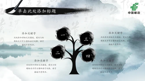 中国邮政储蓄银行邮储邮局动态PPT模板
