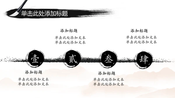 赢战2018古代战争水墨大气动态PPT